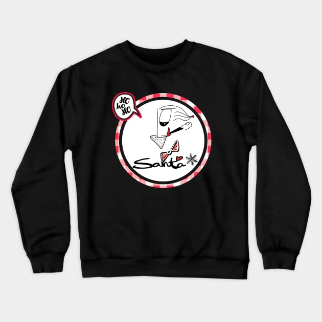 Gothic - Santa Claus smokes Crewneck Sweatshirt by O.M design